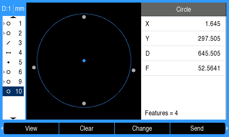 Circle Metrology Specific Functions Q