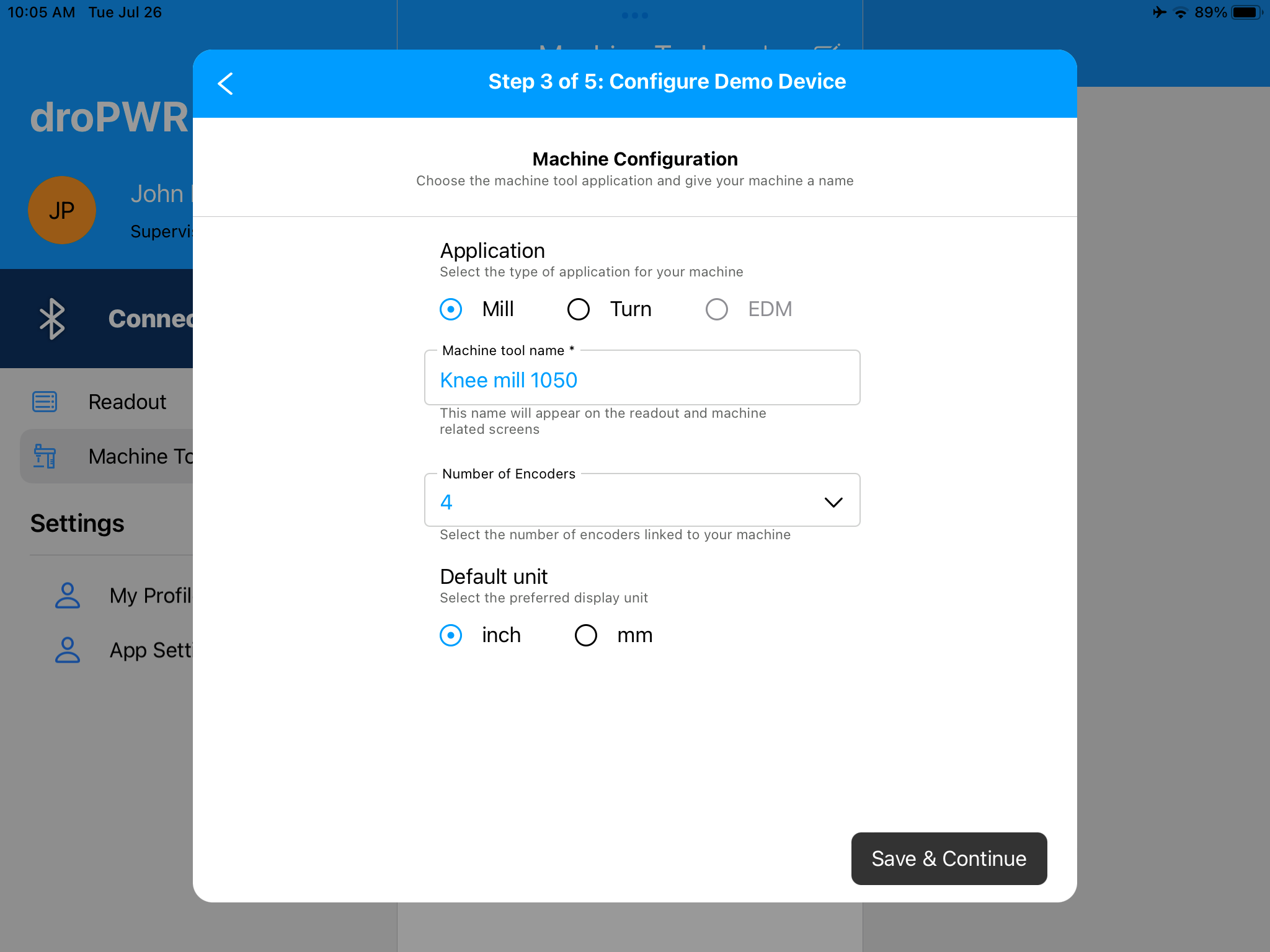 Step 3 of 5 Configure LS